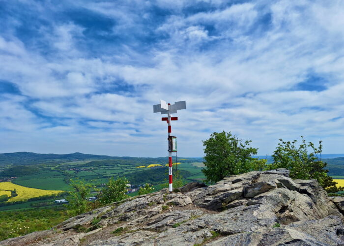 The old spa town of Bíliná kyselka