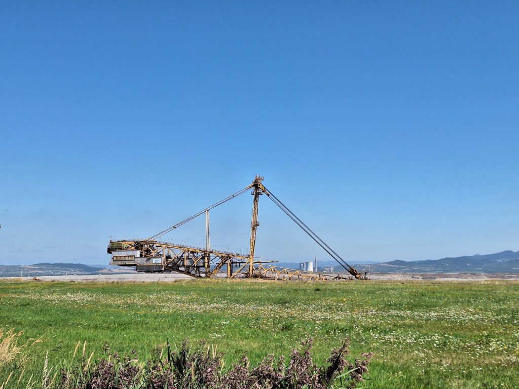 ČSA open-pit coal mine - bucket-wheel excavators