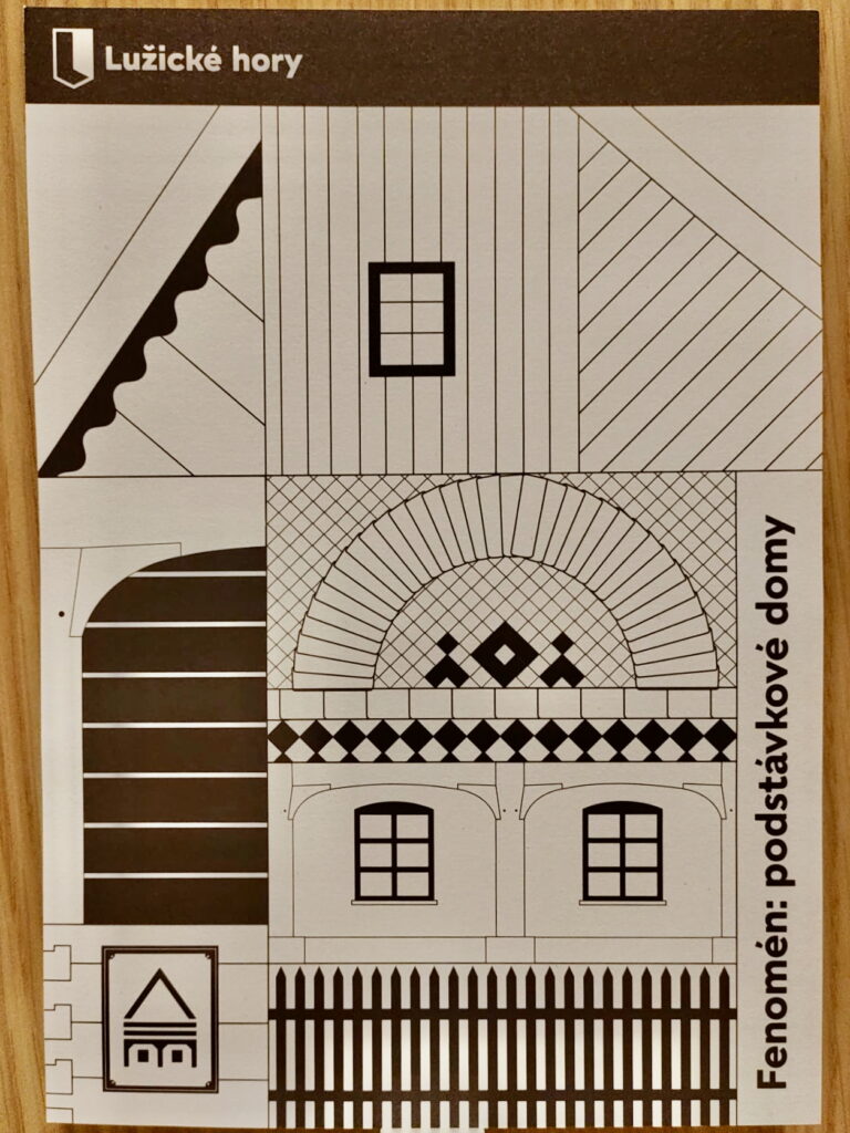 Postcard with elements of a Podstávka.