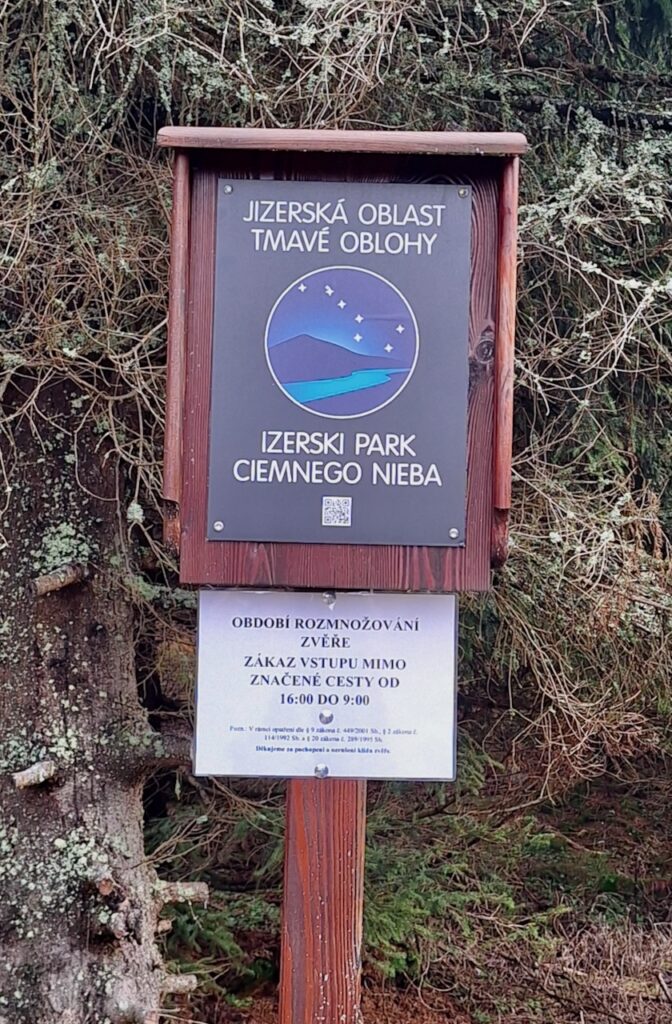 The darkness reserve in Jizerka