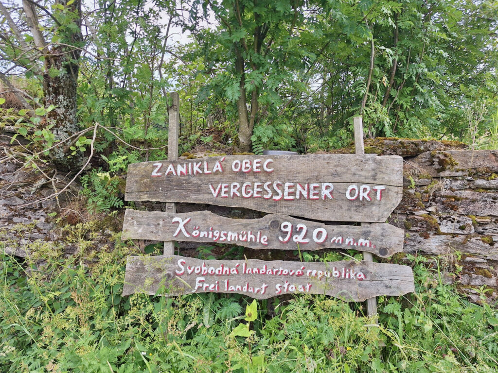 The vanished village of Königsmühle