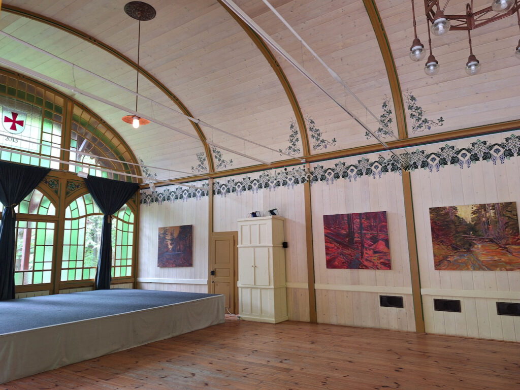 Tančírna in Račím údolí - interiors of the dance hall